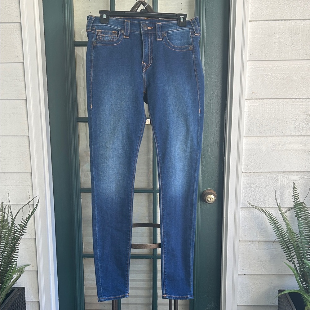 True Religion Dark Blue Women's Skinny Jeans